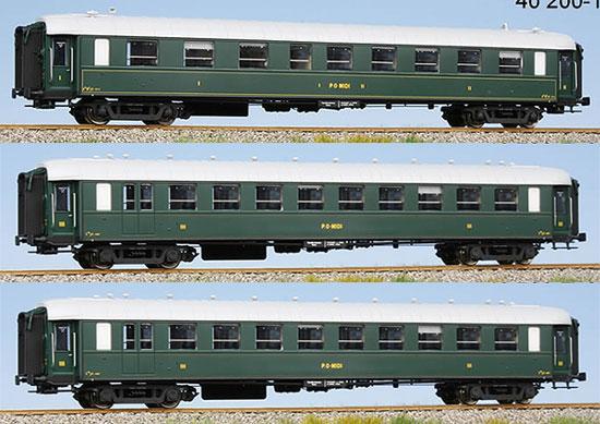 Set of 3 Passenger cars type OCEM in 1935 livery<br /><a href='images/pictures/LS_Models/40200.jpg' target='_blank'>Full size image</a>